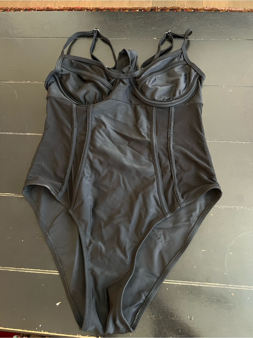 Black Underwire One-Piece Swimsuit - Classic Support